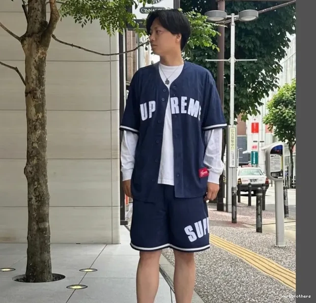 mesh BASEBALL 24SS JERSEY short sleeved MESH ULTRASUDE suede baseball 0612